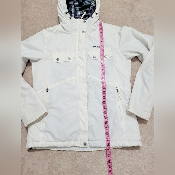 Columbia Womens Insulated Hooded Ski Jacket Waterproof Outdoor Hiking Coat LARGE - Picture 11 of 11